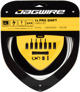 Jagwire 1x Pro Shift Cable Kit - Road/Mountain - SRAM/Shimano - White - The Lost Co. - Jagwire - CA4467 - 4715910040195 - -