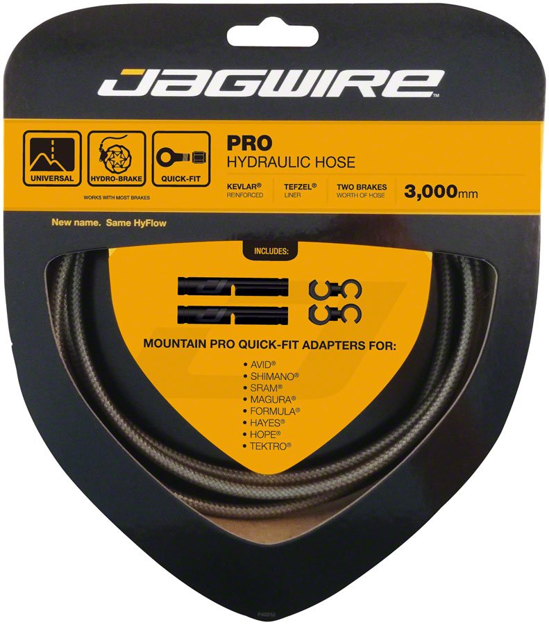 Jagwire Pro Hydraulic Disc Brake Hose Kit - 3000mm - Carbon Silver - The Lost Co. - Jagwire - BR0472 - 4715910030608 - -