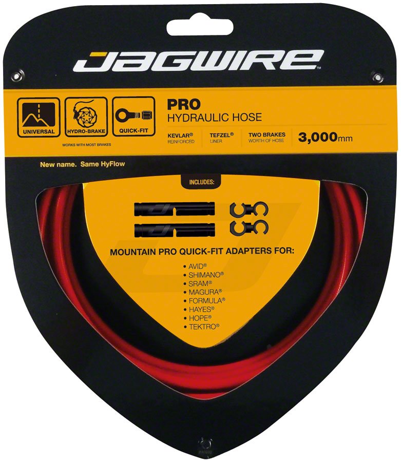 Jagwire Pro Hydraulic Disc Brake Hose Kit - 3000mm - Red - The Lost Co. - Jagwire - BR0463 - 4715910027899 - -