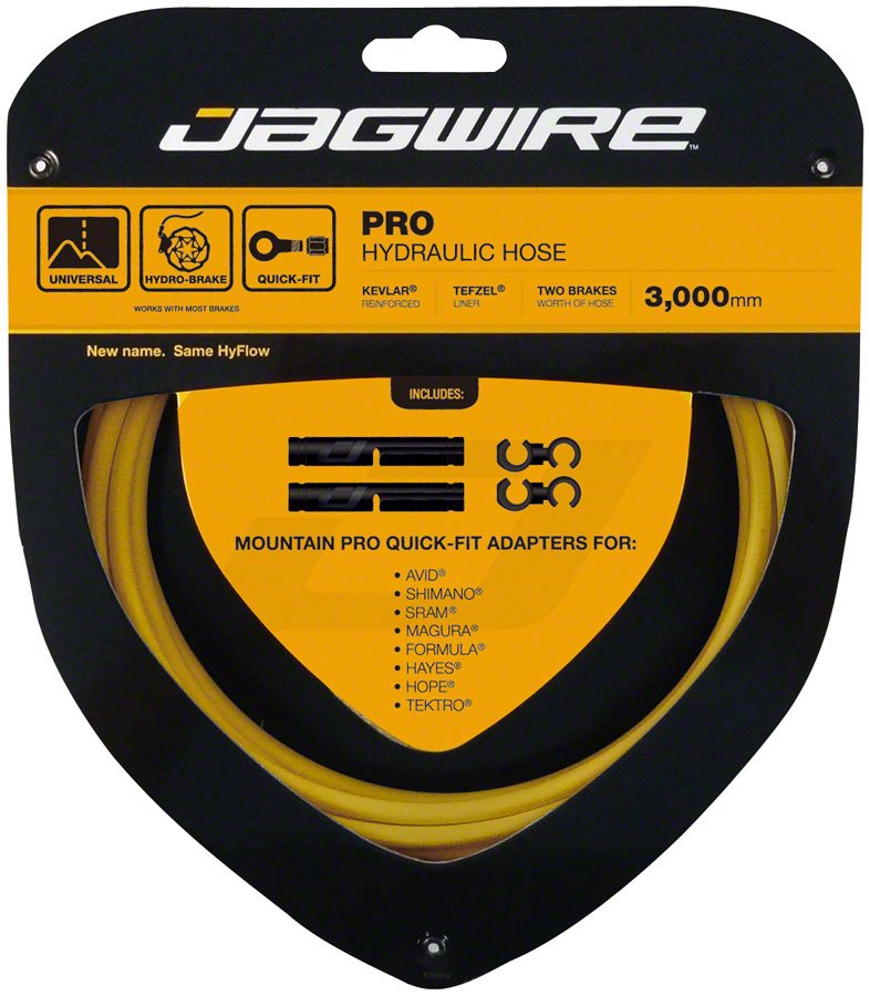 Jagwire Pro Hydraulic Disc Brake Hose Kit - 3000mm - Yellow - The Lost Co. - Jagwire - BR0421 - 4715910038680 - -