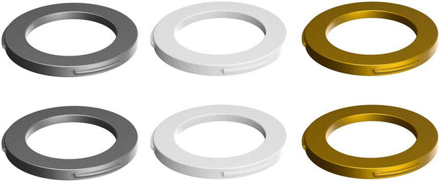 Magura 2-Piston Caliper Colored Cover Kit for one Caliper White Gold Silver - The Lost Co. - Magura - BR6474 - 4055184022542 - -