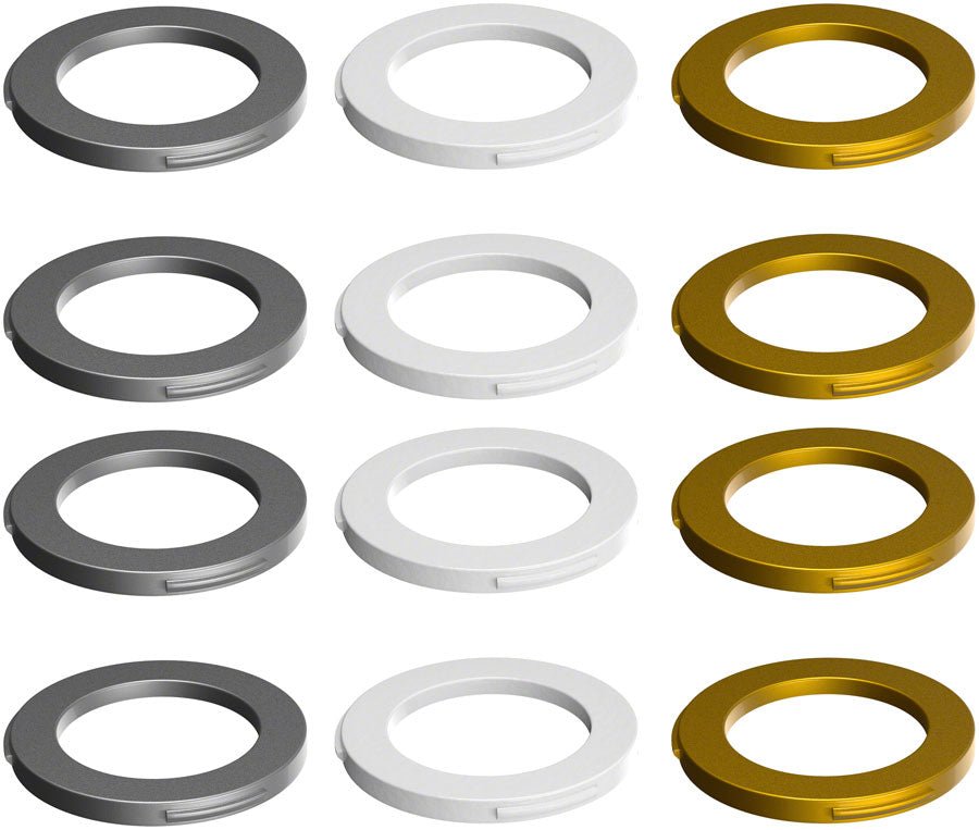 Magura 4-Piston Caliper Colored Cover Kit for one Caliper White Gold Silver - The Lost Co. - Magura - BR6478 - 4055184022573 - -