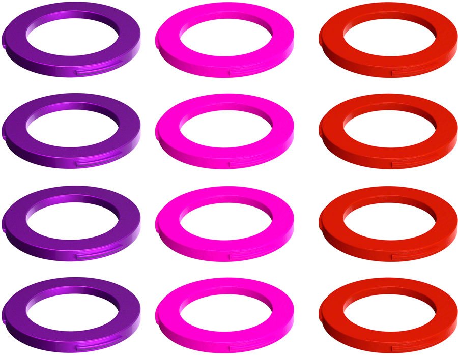 Magura 4-Piston Caliper Colored Cover Kit one Caliper Purple Red Neon Pink - The Lost Co. - Magura - BR6477 - 4055184022566 - -