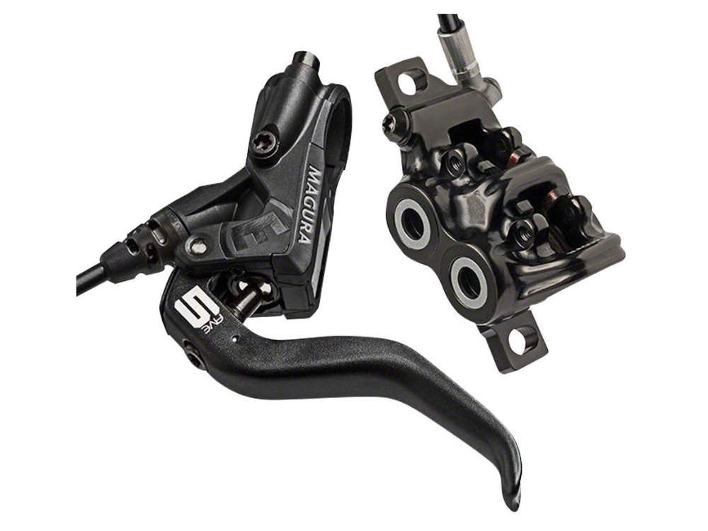 Magura MT5 Disc Brake and Lever - Front or Rear, Black