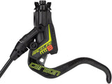 Magura MT8 Raceline Disc Brake Lever - Front Rear Hydraulic Post Mount BLK/Neon YLW - The Lost Co. - Magura - B-MU6119 - 4055184022351 - -