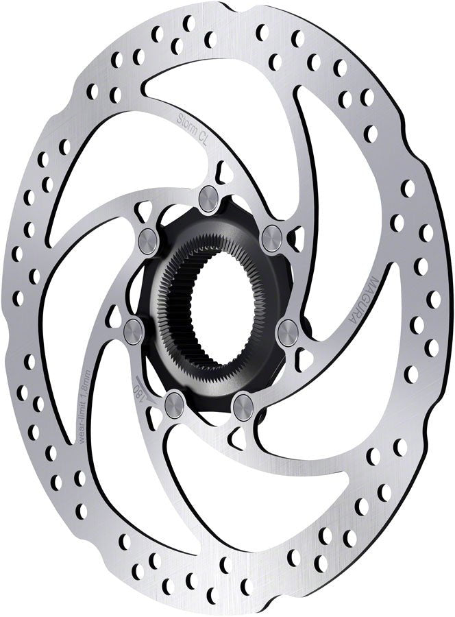 Magura Storm CL Disc Brake Rotor - 180mm Center Lock For Thru-Axle Hub Silver - The Lost Co. - Magura - J120841 - 4055184022030 - -