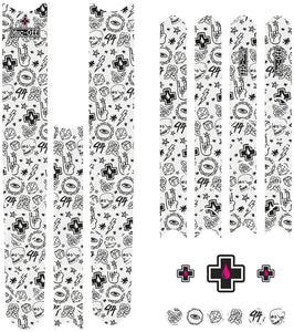 Muc-Off DH/Enduro/Trail Frame Protection Kit - 45-Piece Kit - Punk - The Lost Co. - Muc-Off - CH1545 - 5037835205985 - -
