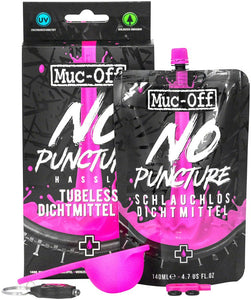 Muc-Off No Puncture Hassle Tubeless Tire Sealant - 140ml Kit - The Lost Co. - Muc-Off - LU0951 - 5037835827002 - -