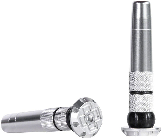 Muc-Off Stealth Tubeless Puncture Plugs Tire Repair Kit - Bar-End Mount - Silver - Pair - The Lost Co. - Muc-Off - H030190-09 - 5037835208016 - -