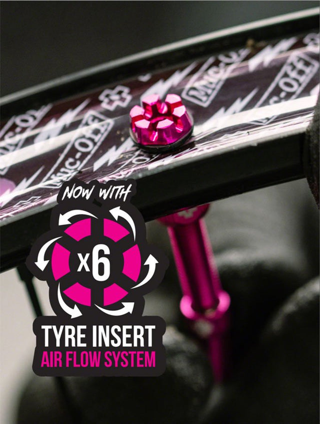 Tubeless Valve Presta Muc-Off V2 44mm Pair - Red main image 1