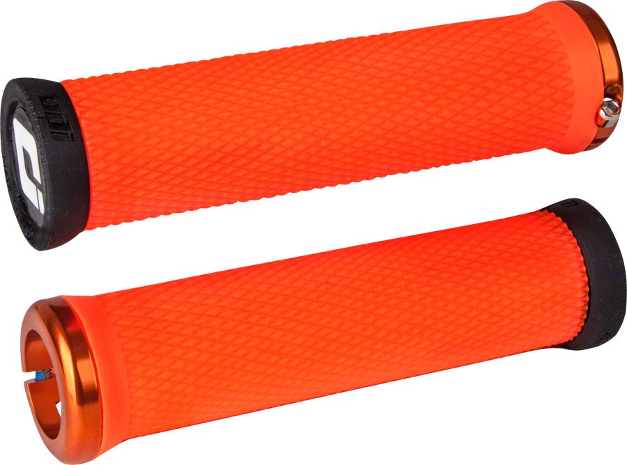 ODI Elite Motion Grips - Orange Lock-On - The Lost Co. - ODI - HT9436 - 711484190384 - -