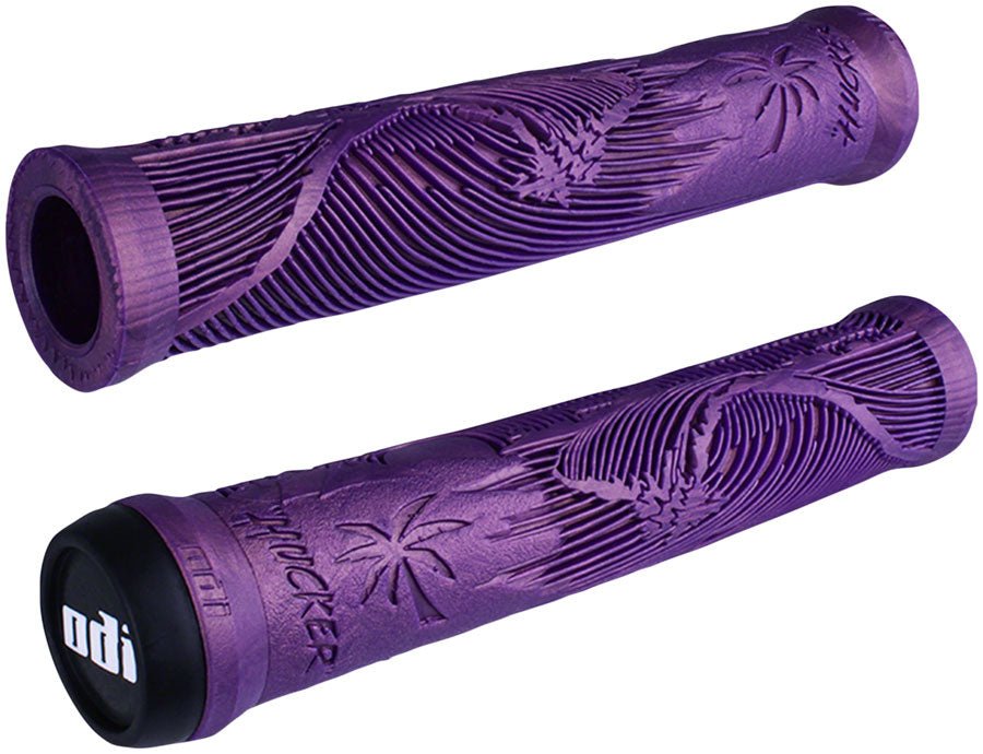 ODI Hucker Grips - Iridescent Purple Flangeless - The Lost Co. - ODI - HT0312 - 711484194283 - -