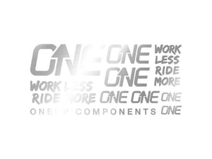 OneUp Decal Kit - The Lost Co. - OneUp Components - 1C0629SIL - 047762821948 - Silver -