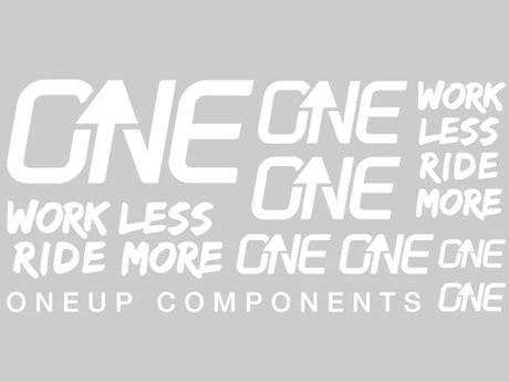 OneUp Decal Kit - The Lost Co. - OneUp Components - 1C0629WHT - 037062821946 - White -