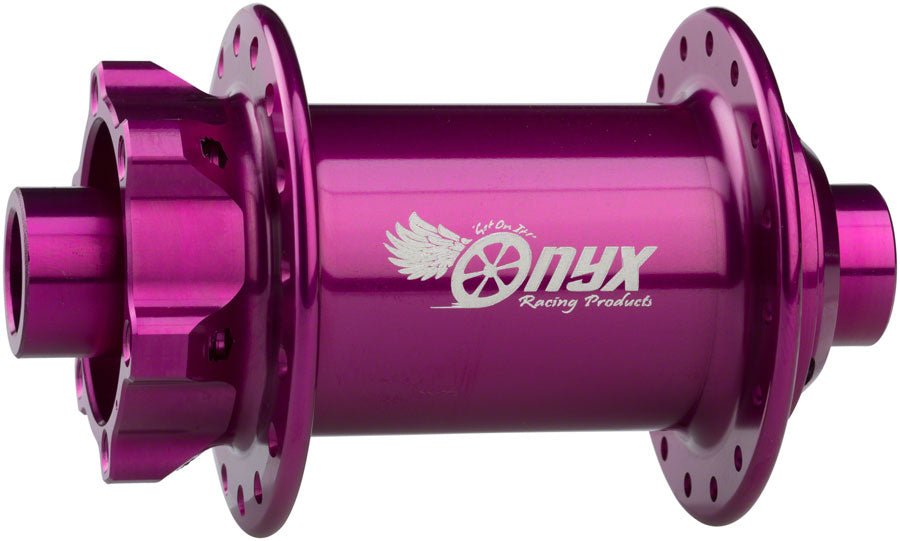 Onyx MTB Front Hub - 15 x 110mm Boost 6-Bolt Purple - The Lost Co. - ONYX Racing Products - HU7411 - -