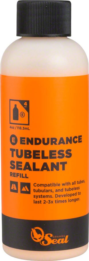 Orange Seal Endurance Tubeless Tire Sealant Refill - 4oz - The Lost Co. - Orange Seal - LU0324 - 810026604133 - -