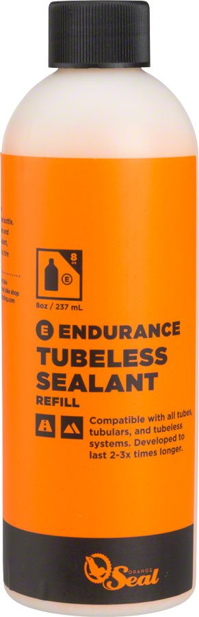 Orange Seal Endurance Tubeless Tire Sealant Refill - 8oz - The Lost Co. - Orange Seal - LU0326 - 810026608131 - -