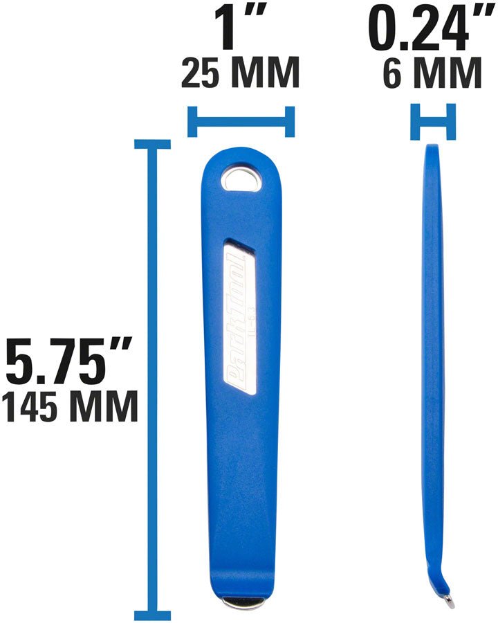Park Tool TL-6.3 Steel Core Tire Levers - The Lost Co. - Park Tool - TL0454 - 763477008381 - -
