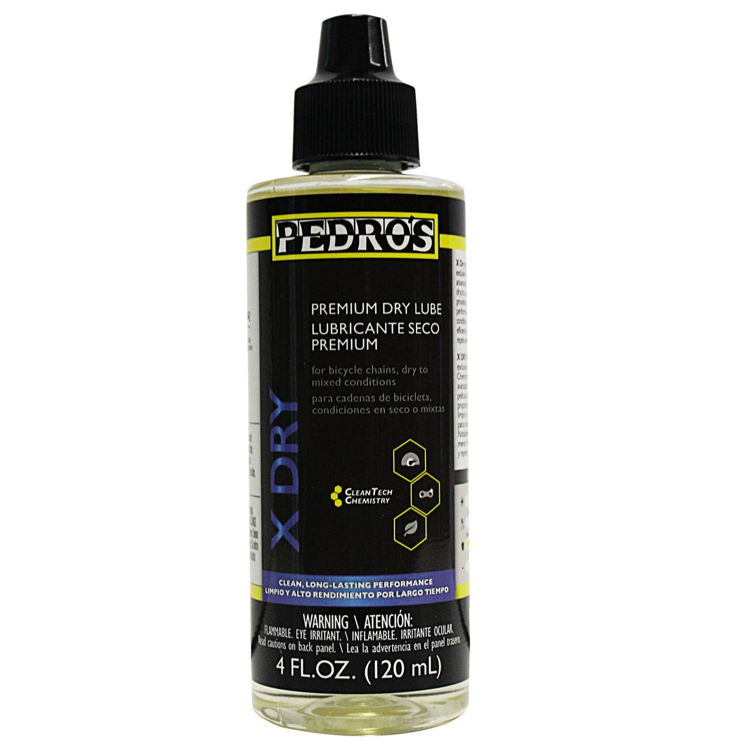 Pedros X Dry Chain Lube - 4oz Drip Bottle - The Lost Co. - Pedros - J610403 - 790983295813 - -