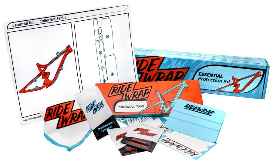 RideWrap eMTB Kit 未開封 フレーム保護フィルム E-MTB RideWrap Essential MTB Frame Protection Kit - Matte – The Lost Co.