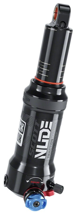RockShox Deluxe Nude RLC3 Rear Shock - 205 x 65mm DebonAir 2 Tokens #0 Sealhead Medium Reb/Comp 430lb L/O Force Trunnion / Std B1 - The Lost Co. - RockShox - RS1719 - 710845855764 - -