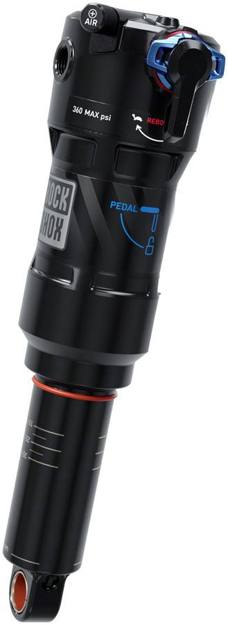 RockShox Deluxe Ultimate RCT Rear Shock - 185 x 55mm LinearAir 2 Tokens Reb/Low Comp 380lb L/O Force Trunnion / Std C1 - The Lost Co. - RockShox - RS9512 - 710845863578 - -