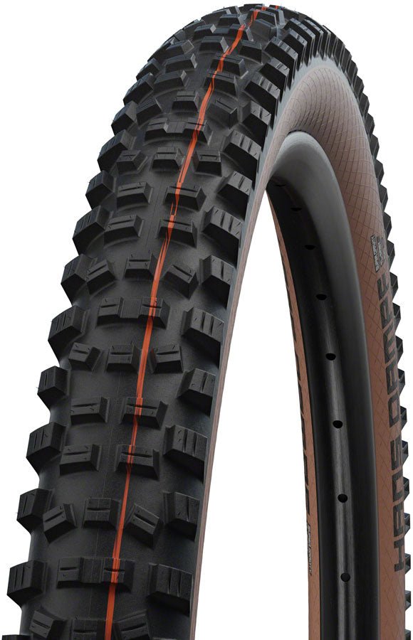 Schwalbe Hans Dampf Tire - 29 x 2.35 - Tubeless/Folding - Black/Tanwall -  Evolution Line - Super Trail - Addix Soft