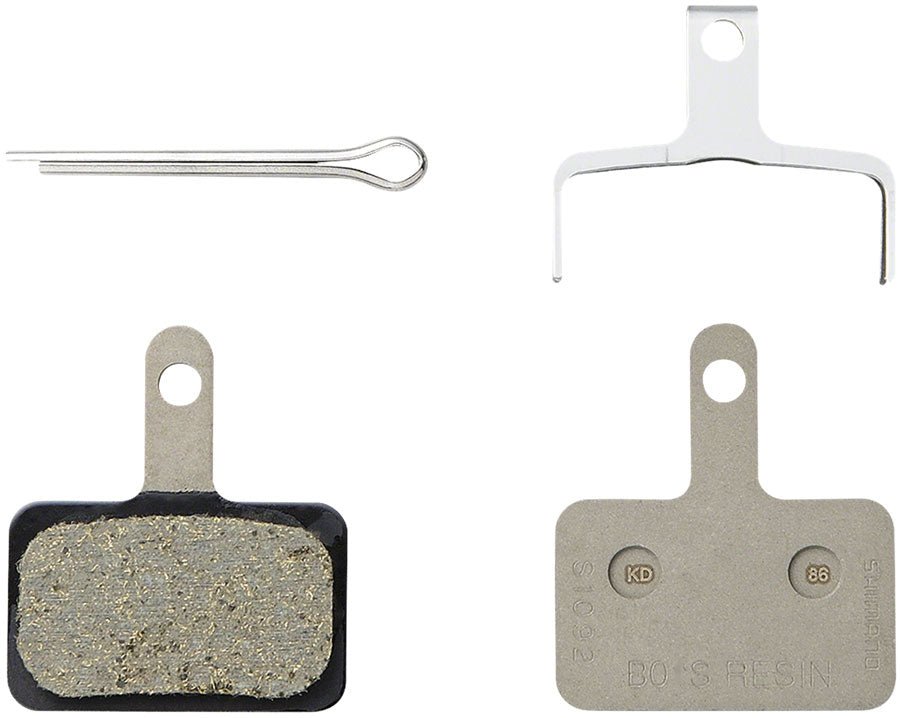 Shimano B05S-RX Disc Brake Pads - Organic/Resin Compound - Stainless Steel Backing Plate - The Lost Co. - Shimano - BR9958 - 192790241814 - -