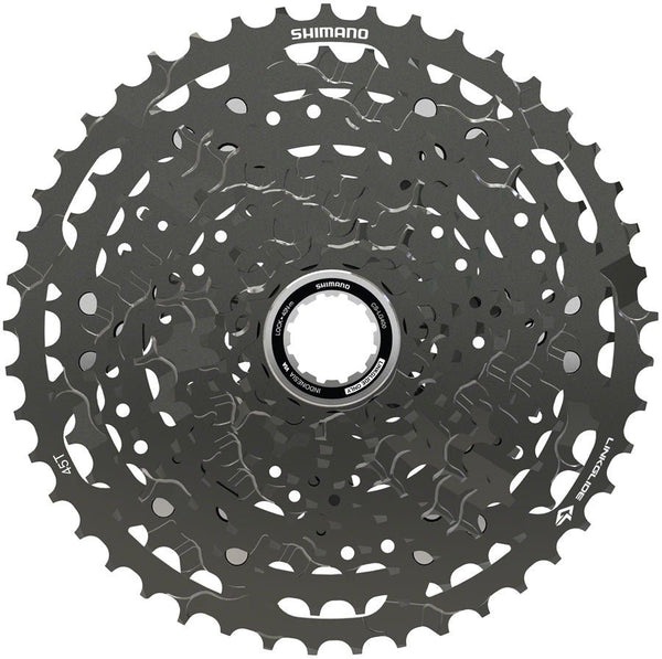 パーツ CUES CS-LG400-11 11s 11-45T Shimano CUES CS-LG400-11 Cassette - 11-Speed - 11-45t - LINKGLIDE