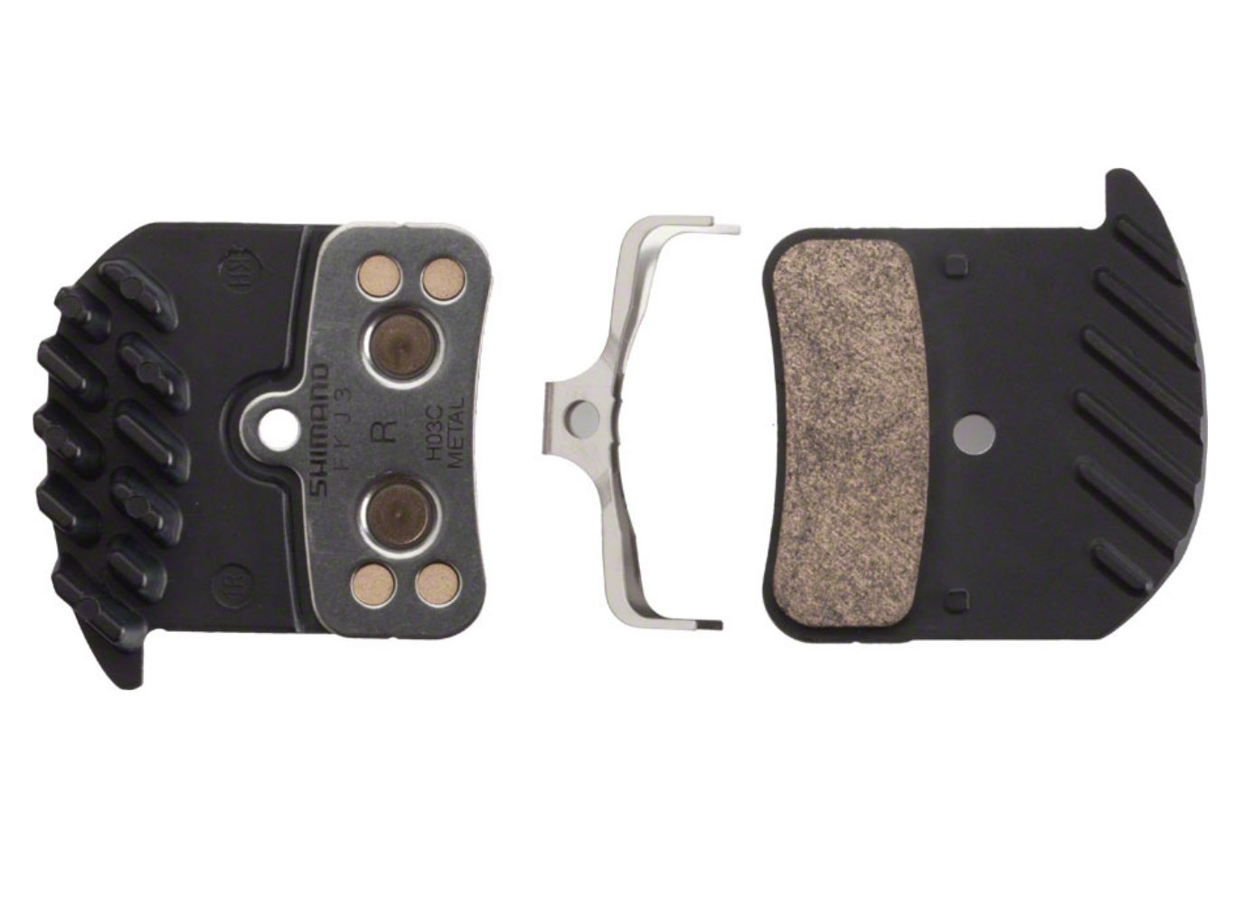 Shimano H03C-MF Brake Pads for Newer Saint and Zee (Metallic w