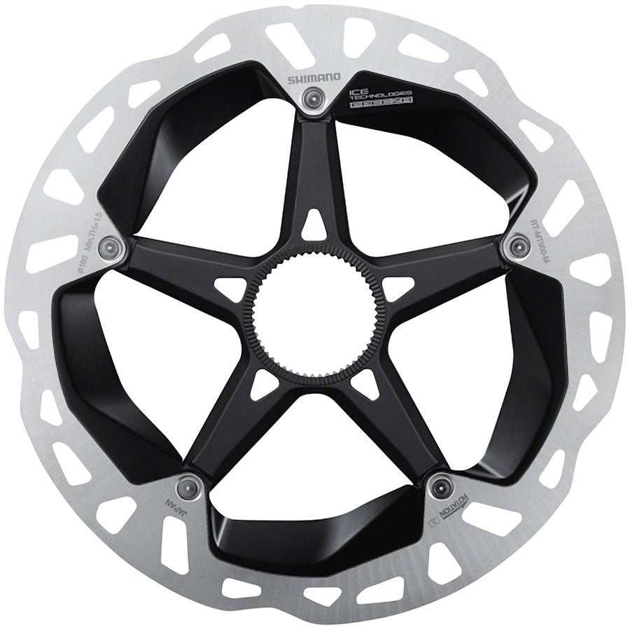 Shimano XTR RT-MT900-M Disc Brake Rotor - Center Lock - Silver/Black - 180mm - The Lost Co. - Shimano - BR0909 - 192790504858 - -