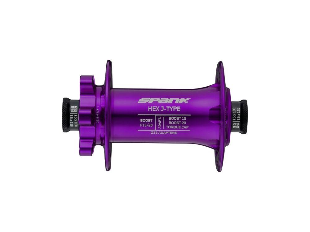 Spank Hex J-Type Front Hub - The Lost Co. - Spank - C04HJ122700ASPK - 4711225691718 - Purple -