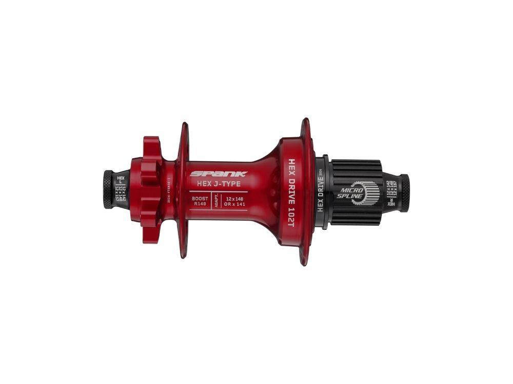 Spank Hex J-Type Rear Hub - The Lost Co. - Spank - C04HJ12E30XASPK - 4711225691275 - XD - Red