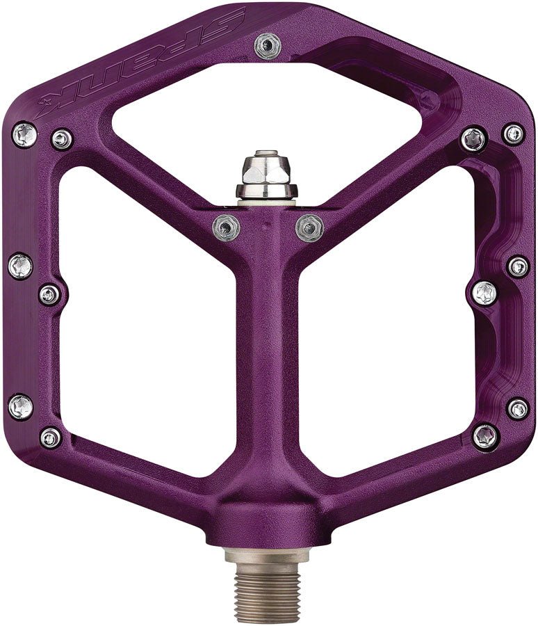 Spank Oozy Pedals - Platform Aluminum 9/16" Purple - The Lost Co. - Spank - PD0153 - 4710155967108 - -