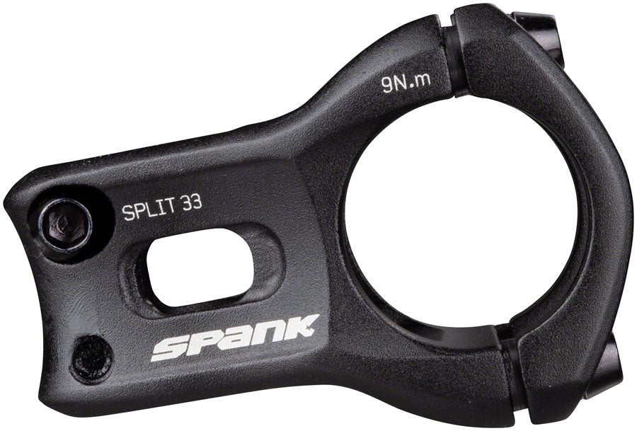 Spank Split Stem - 33mm Length - 31.8mm Clamp - Black – The Lost Co.