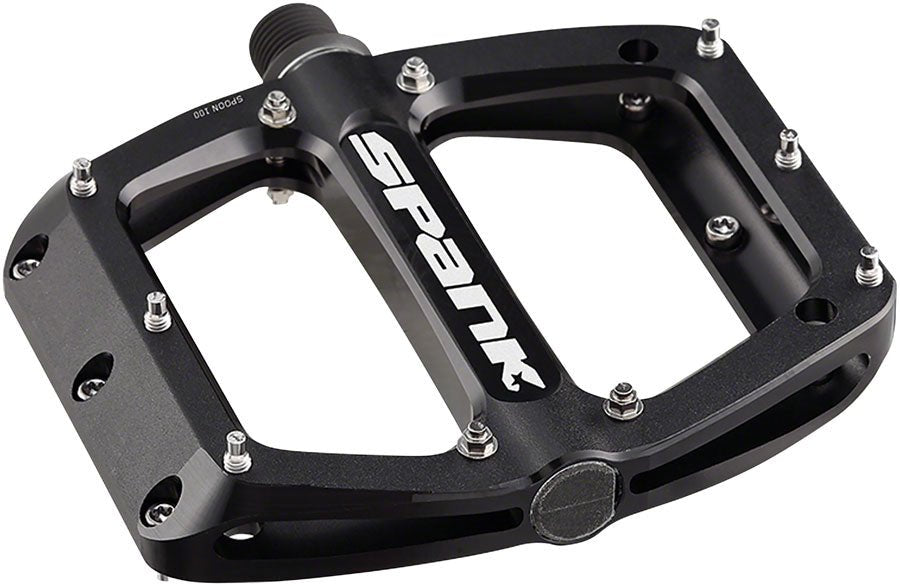 Spank Spoon 90 Pedals - Platform Aluminum 9/16" 90mm Wide Black - The Lost Co. - Spank - PD0157 - 4710155967146 - -