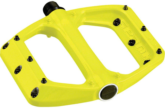 Spank Spoon DC Pedals - Platform Aluminum 9/16" Yellow - The Lost Co. - Spank - H450949-07 - 4711225690803 - -