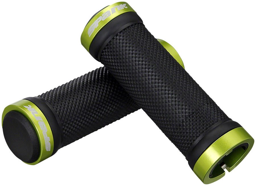 Spank Spoon Grom Grips - Black/Green – The Lost Co.