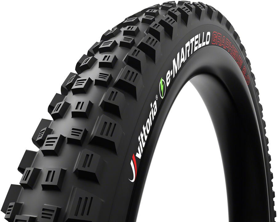 Vittoria e-Martello Tire - 27.5 x 2.4 Tubeless 2PLY Folding Black G2.0 - The Lost Co. - Vittoria - TR4069 - 8022530028370 - -