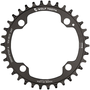 Wolf Tooth 104 BCD Chainring - 30t - 104 BCD 4-Bolt - Drop-Stop B - Black - The Lost Co. - Wolf Tooth - CR4833 - 810006807851 - -