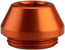 Load image into Gallery viewer, Wolf Tooth 12mm Rear Thru Axle Axle Cap Orange - The Lost Co. - Wolf Tooth - FK8332 - 812719029551 - -