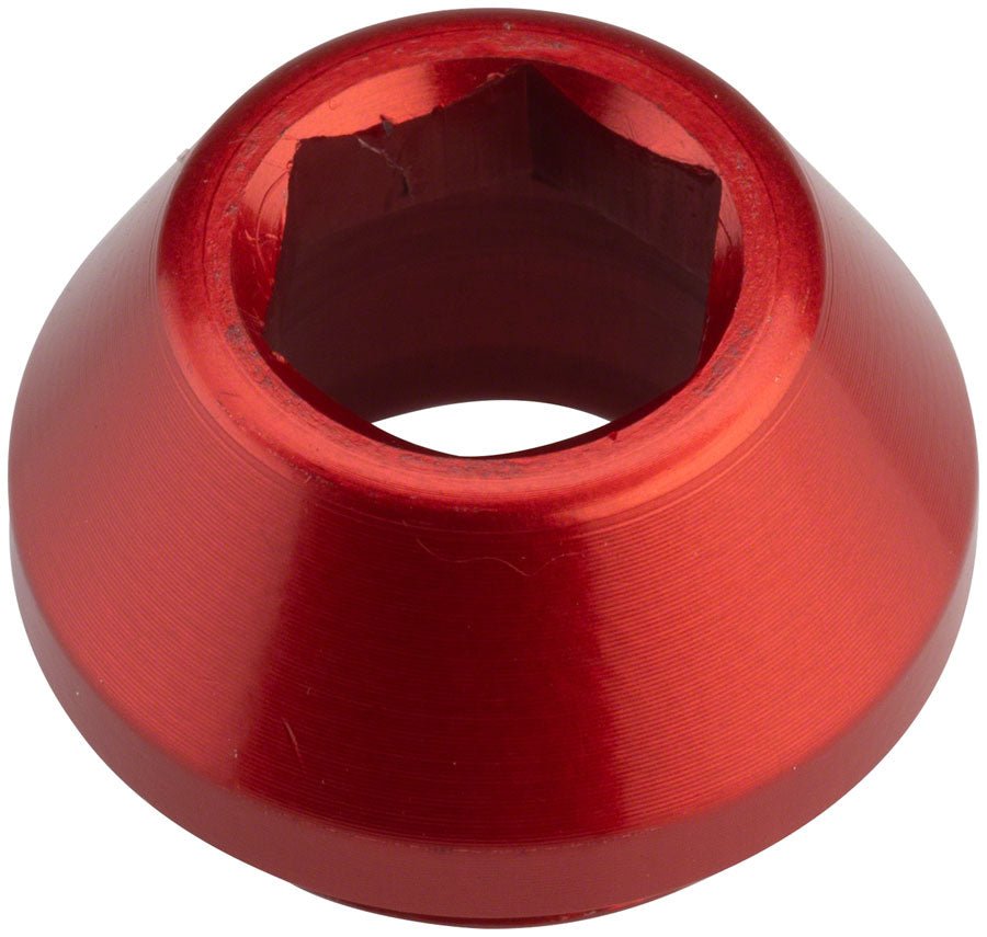 Wolf Tooth 12mm Rear Thru Axle Axle Cap Red1