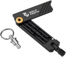 Load image into Gallery viewer, Wolf Tooth 6-Bit Hex Wrench Multi-Tool with Keyring - Gold - The Lost Co. - Wolf Tooth - TL0134 - 810006805840 - -