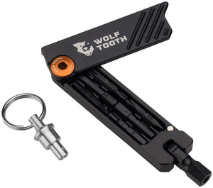 Wolf Tooth 6-Bit Hex Wrench Multi-Tool with Keyring - Orange - The Lost Co. - Wolf Tooth - TL0137 - 810006805819 - -