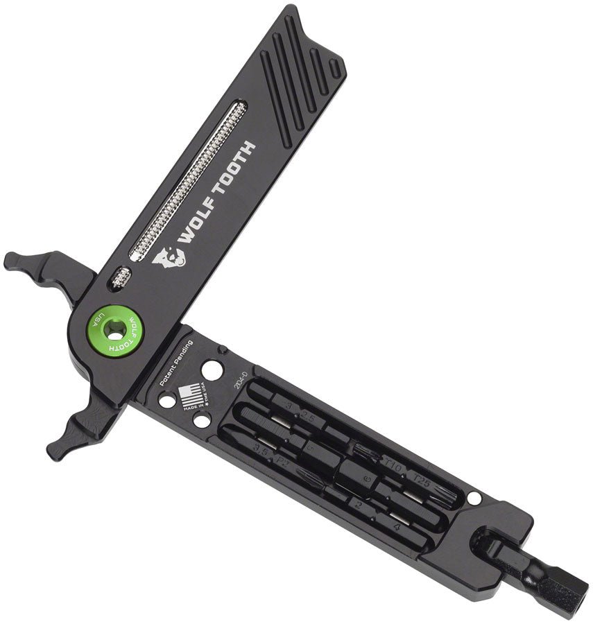 Wolf Tooth 8-Bit Pliers Green Bolt - The Lost Co. - Wolf Tooth - B-WQ9503 - 810006804522 - -