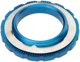 Wolf Tooth CenterLock Rotor Lockring - External Splined Blue - The Lost Co. - Wolf Tooth - B-WQ4102 - 810006805611 - -