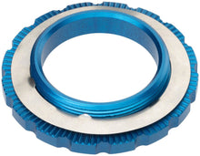 Load image into Gallery viewer, Wolf Tooth CenterLock Rotor Lockring - External Splined Blue - The Lost Co. - Wolf Tooth - B-WQ4102 - 810006805611 - -