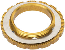 Load image into Gallery viewer, Wolf Tooth CenterLock Rotor Lockring - External Splined Gold - The Lost Co. - Wolf Tooth - B-WQ4106 - 810006805659 - -