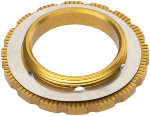 Wolf Tooth CenterLock Rotor Lockring - External Splined Gold - The Lost Co. - Wolf Tooth - B-WQ4106 - 810006805659 - -