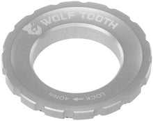 Load image into Gallery viewer, Wolf Tooth CenterLock Rotor Lockring - External Splined Silver - The Lost Co. - Wolf Tooth - B-WQ4107 - 810006805666 - -